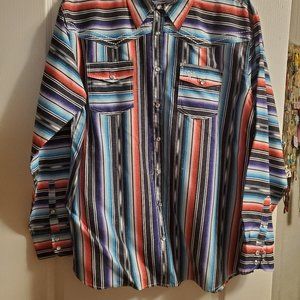 Western serape shirt